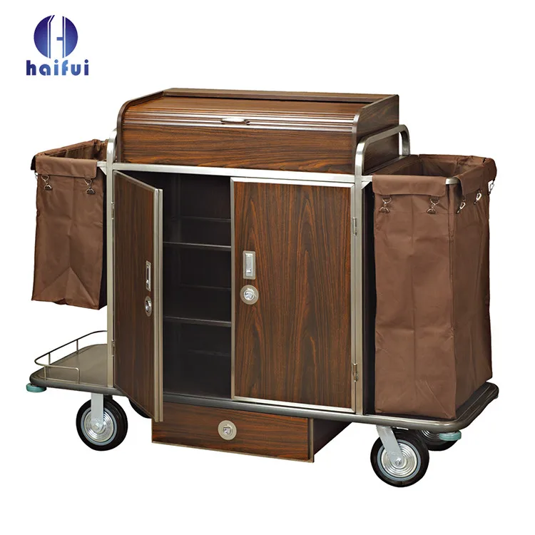 Full Size Cleaning Cart, Hotel Housekeeping Supplies