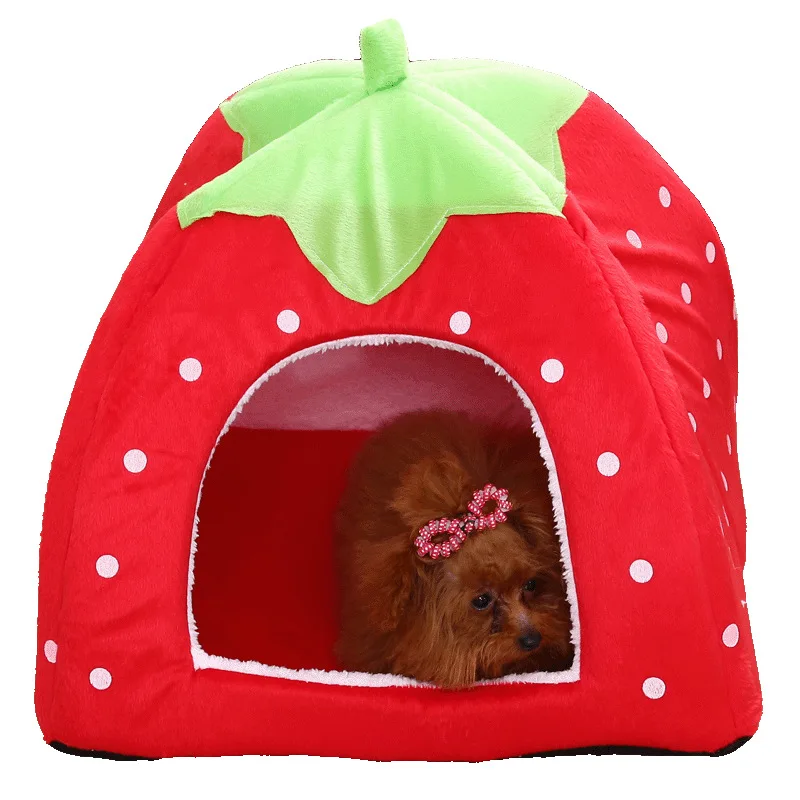 strawberry cat bed