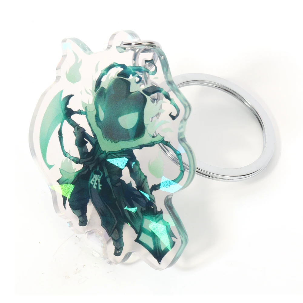 Высококачественный акриловый брелок для ключей с индивидуальным принтом, акриловый брелок для ключей от производителя, оптовая продажа, аниме акриловый Шарм