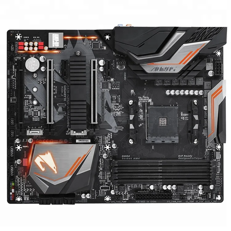 GIGABYTE X470 AORUS Ultra Gaming Used Motherboard for AMD Ryzen