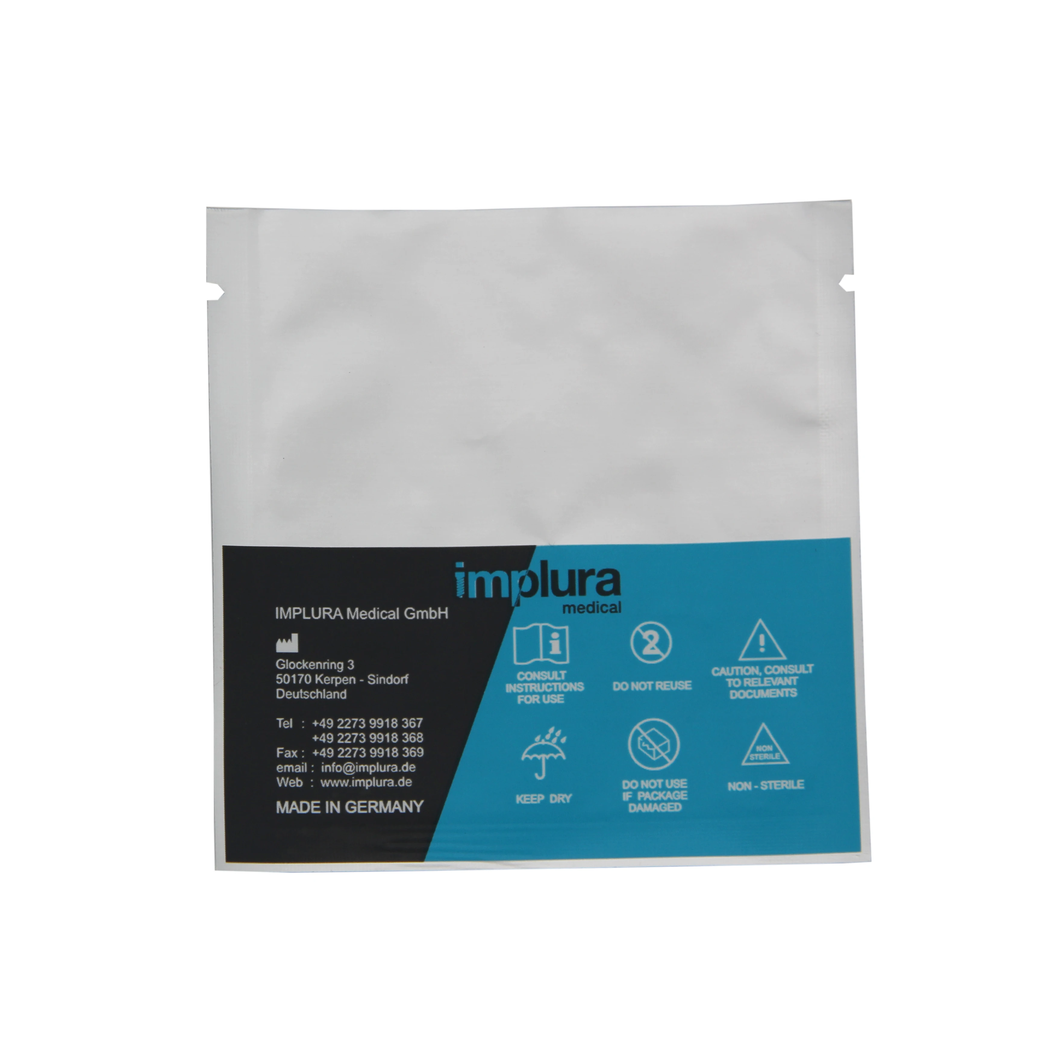 Custom printed heat resistant plastic medical ziplock bag