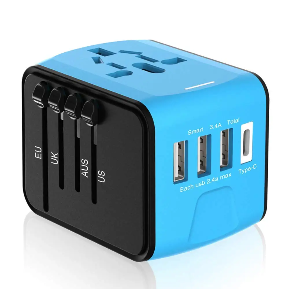 Международный адаптер для путешествий с универсальным Usb-адаптером для путешествий