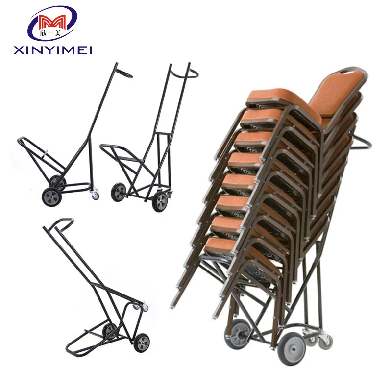 High Quality Stacking Banquet Chair Trolley