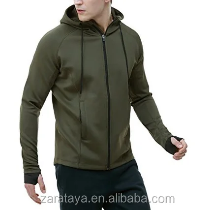 full zip hoodie with thumb holes