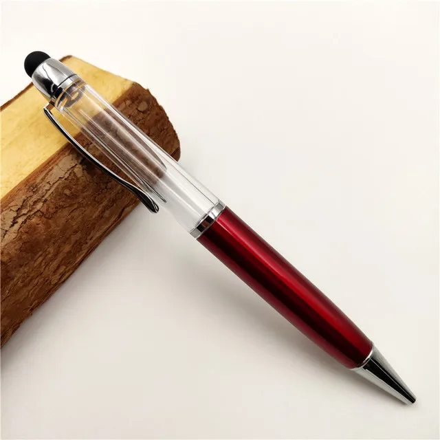 Empty Barrel Metal Blank DIY Bigger Thicker Chubby Sports Ballpoint Touch Screen Filling Crystal Glitter Liquid Motion Floating