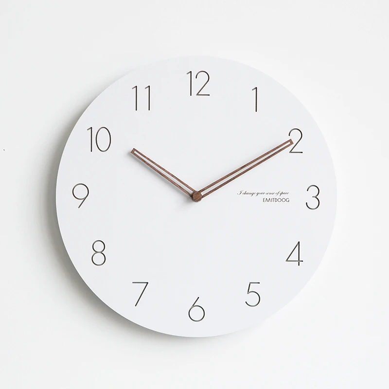 EMITDOOG Custom Digital Big Luxury Watch Wall Clocks With Hooks Home Decor Promotion