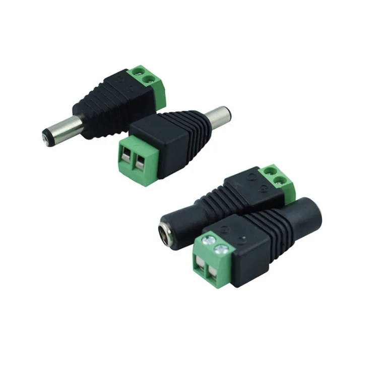 5 5x2 1 мм 12 в Штекерный и гнездовой разъем питания постоянного тока для светодиодной