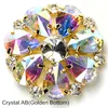 Crystal AB Golden Bottom