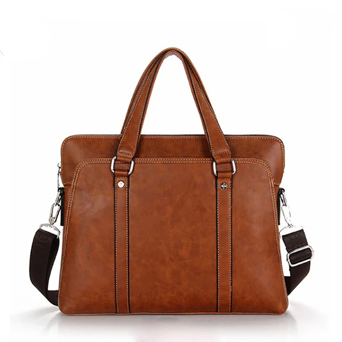 Amazon hot sale new fashion design ODM&OEM online wholesale shop leather business bag for men