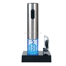 Stainless Steel Electric Wine Opener Corkscrew Bottle Opener with Foil Cutter (Stainless Steel)