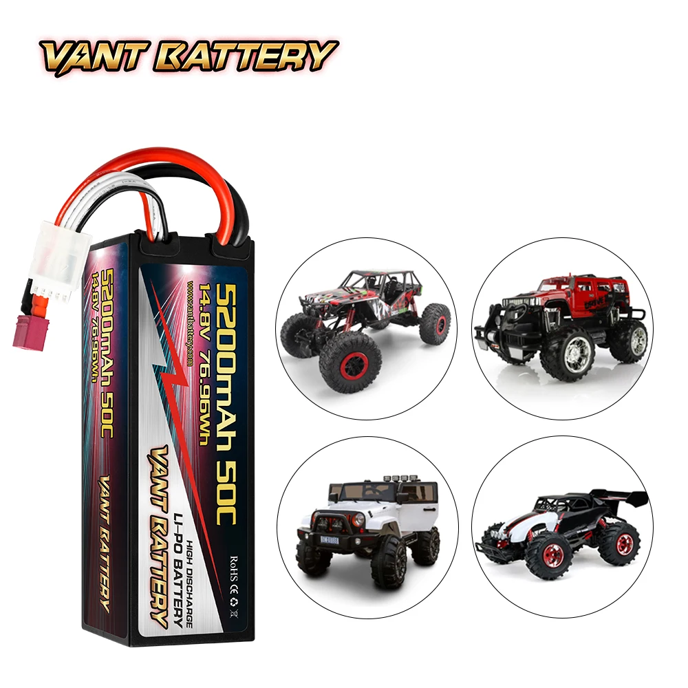 OVONIC RC Lipo Akku 2S 7.4V 5200mAh 50C Deans T Stecker Hardcase LiPo Batterie Zellen für FPV RC OVONIC RC Lipo Akku 2S 7.4V 5200mAh 50C Deans T Stecker Hardcase LiPo Batterie Zellen für FPV RC