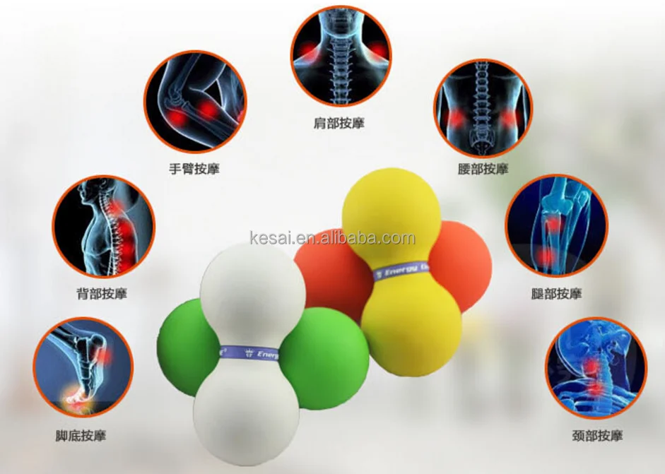 Массажные шарики для ног, спины, шеи, глубоких тканей
