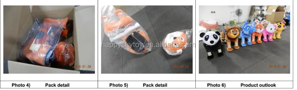 High Quality Electric Horse Scooter for Adults-Shopping Mall Use Stuffed Animal Design