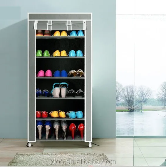 Modern Free Standing 8 Layer Plastic Shoe Rack