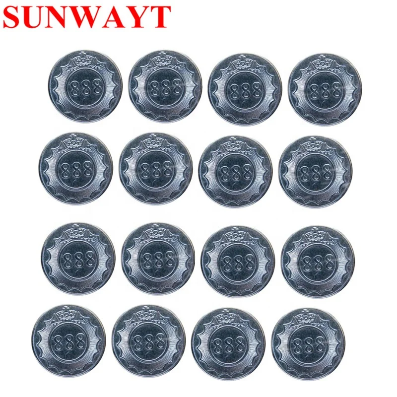 Customized Stainless Steel Game Token Arcade Hot Sale Metal Coin Token Acceptor Game Machine Token Brass Game Coins