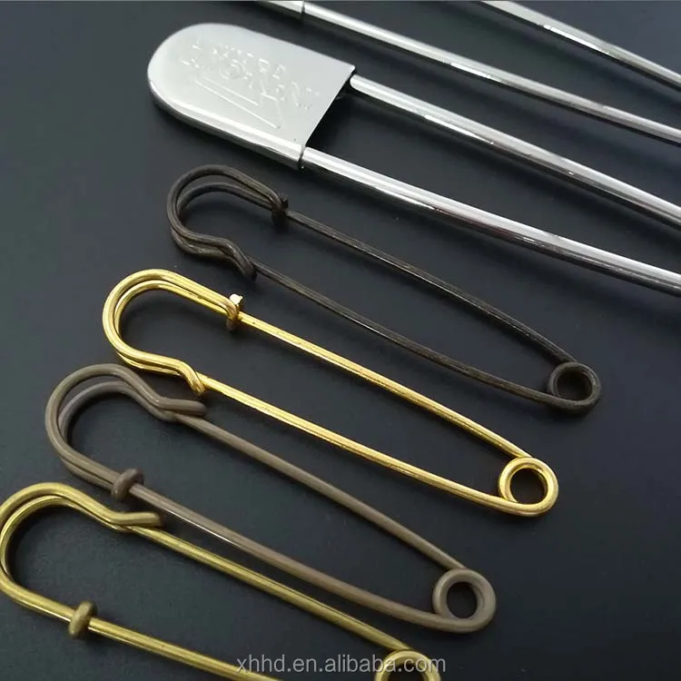Булавка для одежды, золотые, черные, серебряные, бронзовые, металлические булавки в форме груши, игла для тыквы, стальная проволочная булавка