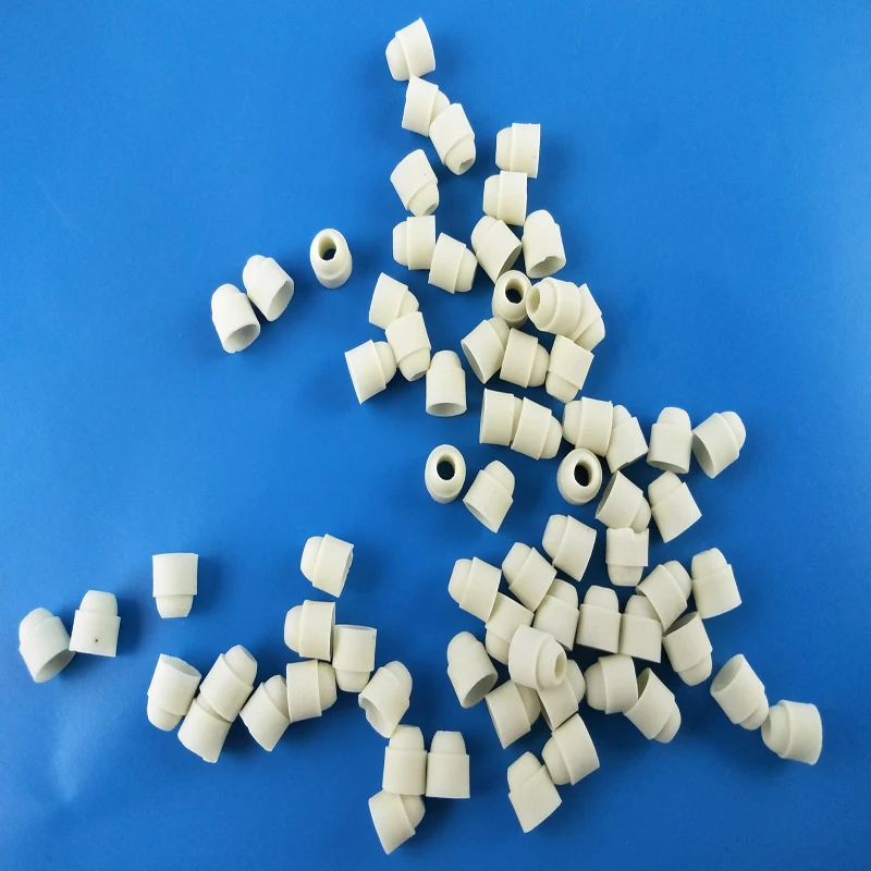 95 Al2o3 Glazing Ceramic Feedthrough Insulator Fine Alumina Beads For