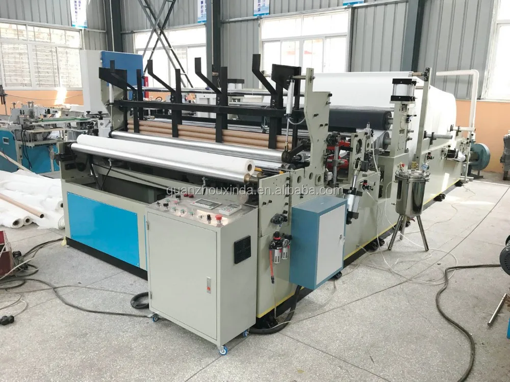 Small Scale Small Tissue Toilet Paper Roll Making Machine