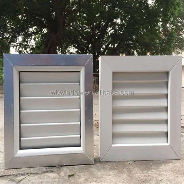 Ventilation Plastic Window PVC Louver for Bathroom