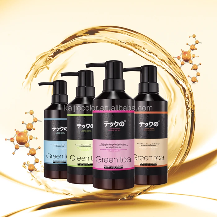 
Высококачественный шампунь и кондиционер для выпрямления волос с зеленым чаем 