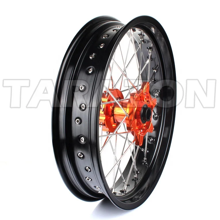 17 Inch Cnc Aluminum Supermoto Motorcycle Spoke Wheels For Ktm View