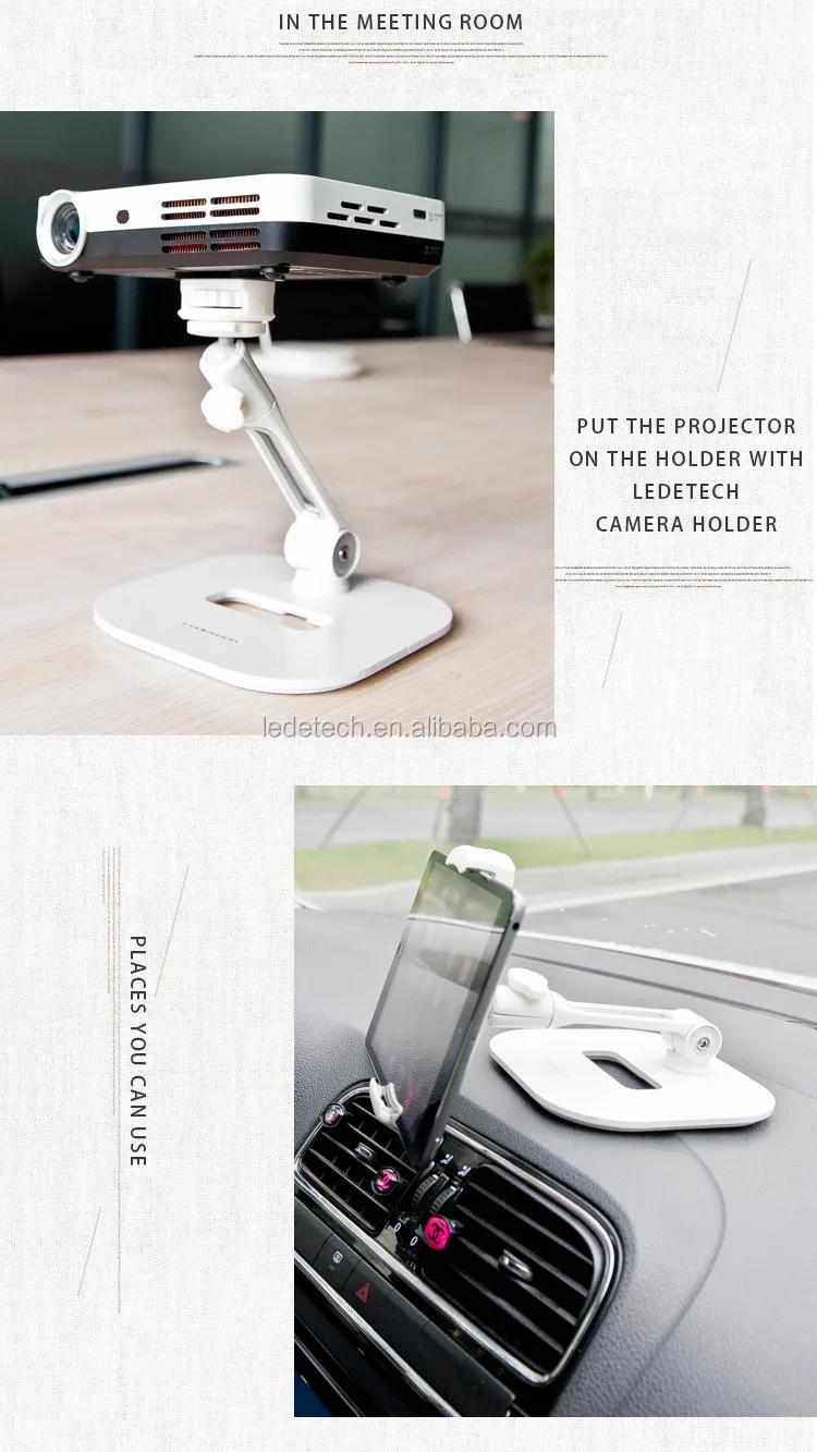 Регулируемая вращающаяся на 360 Градусов Подставка для сотового телефона Ledetech, держатель для телефона