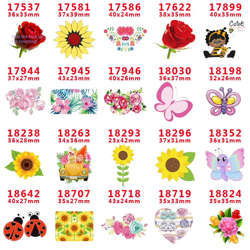 Из смолы с плоской задней частью из мультфильма кабошон плоский бантом центр