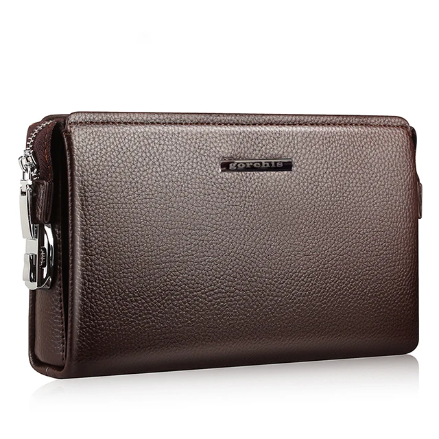 Cowhide Clutch Bag for Men Password Lock Design Luxury Genuine Leather  Wallet Long Purse Large Capacity Travel Handbag Clutch - AliExpress