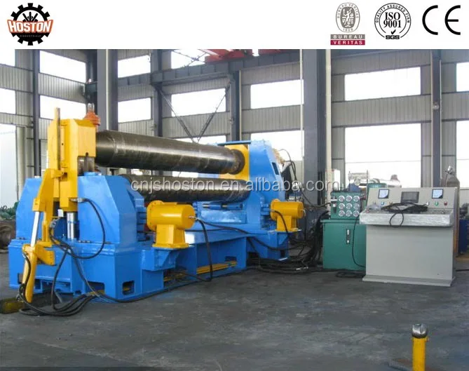 
HOSTON 4 рулонный гибочный станок, сверхмощный станок для прокатки стальных пластин, верхний ролик, универсальный 4-рулонный гибочный станок, цена 
