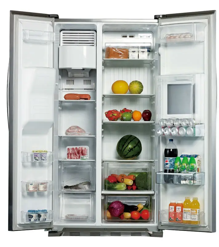 Luxurious French Door No Frost Refrigerator With Water Dispenser Buy Refrigerator Side By Side Refrigerator Double Sided Refrigerator Product On Alibaba Com