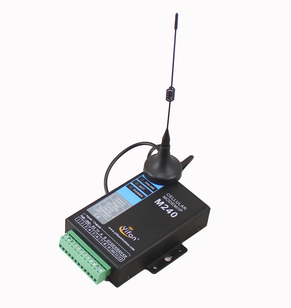 M240 Series Rail mounting serial port RS232 RS485 gprs gsm modem for SCADA AMR PLC on m.alibaba.com