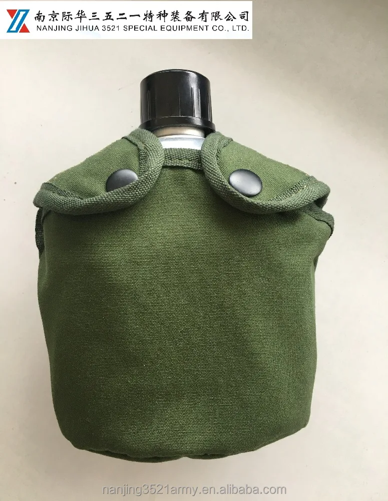 Jihua Brand M52 Aluminium Canteen 0.8l/ 1 Litter Cup Bottle With Cover