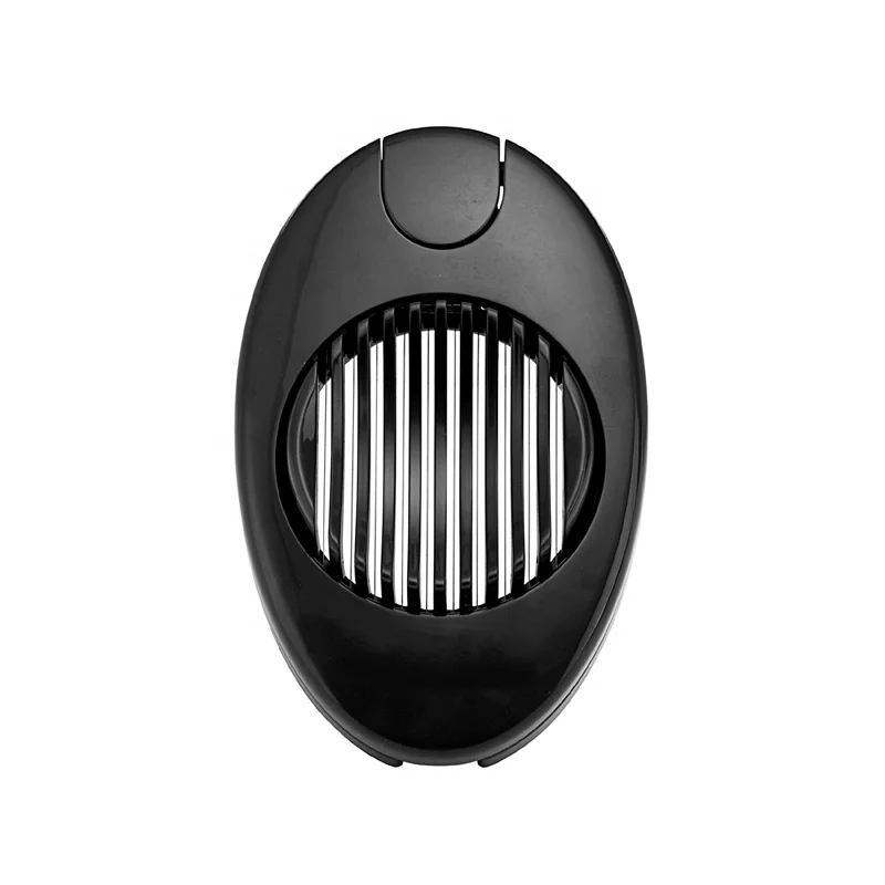 egg slicer,black,this plastic egg slicer is ideal for cutting