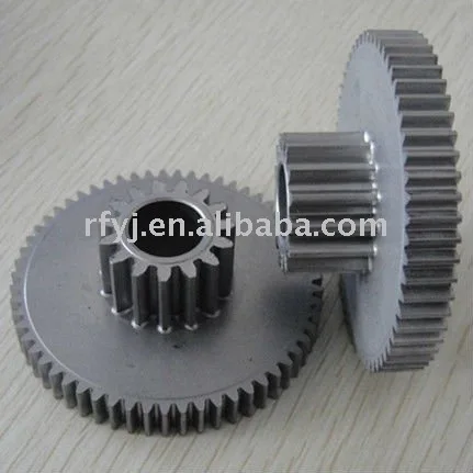 Powder Metal Sintered Double Spur Gears Buy Spur Gear Double Gear Sintered Gear Product On Alibaba Com