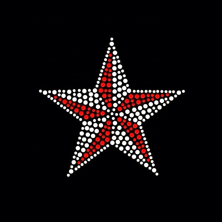Custom Different Color Rhinestone Transfer  Stone Templates Hot Fix Motif Appliques Shoes Rhinestone Heat Transfer Designs