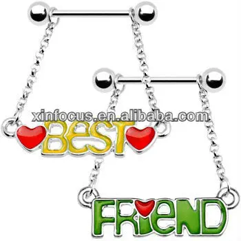 Best Friend Nipple Rings Hot Sale, 51 