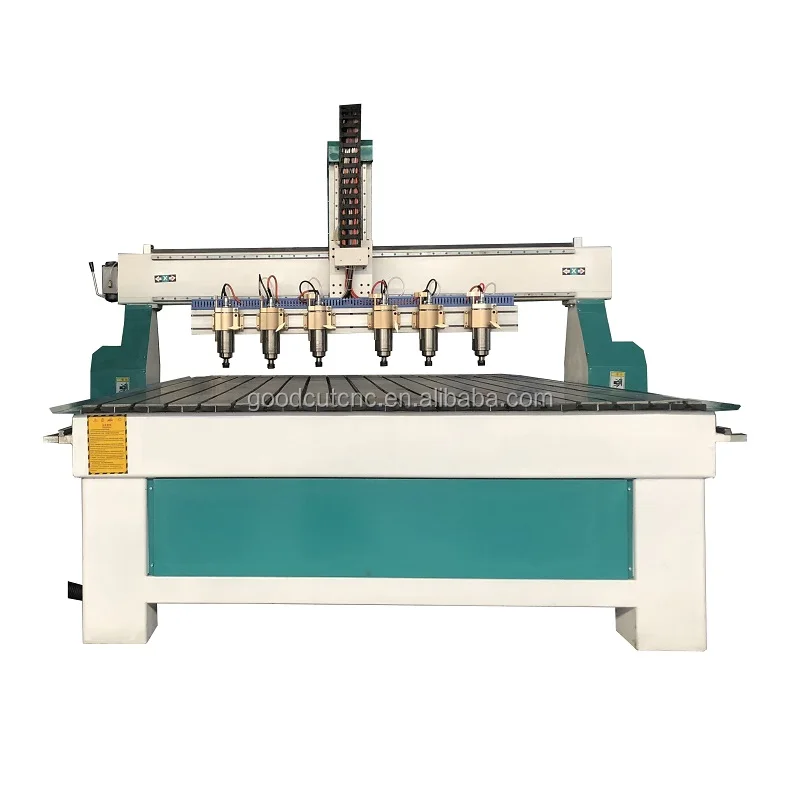 4x8 CNC Router Manufacturer Machine with Multi Head Spindle for Dubai