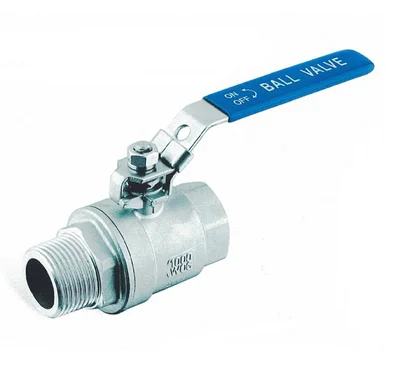 2pc mf thread stainless steel ball valve