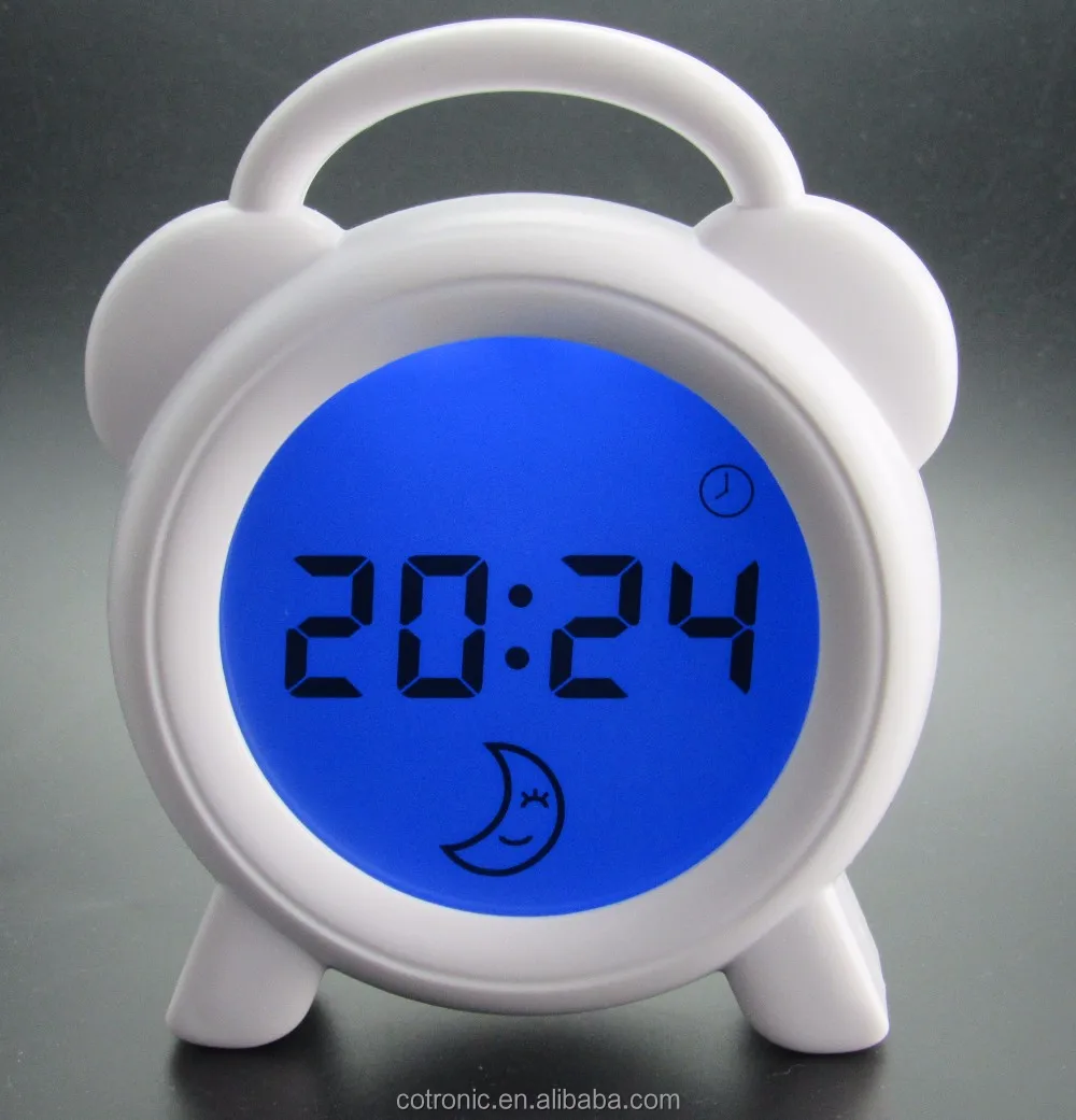 Детский тренажер для сна часы ночник с цветной симуляцией восхода