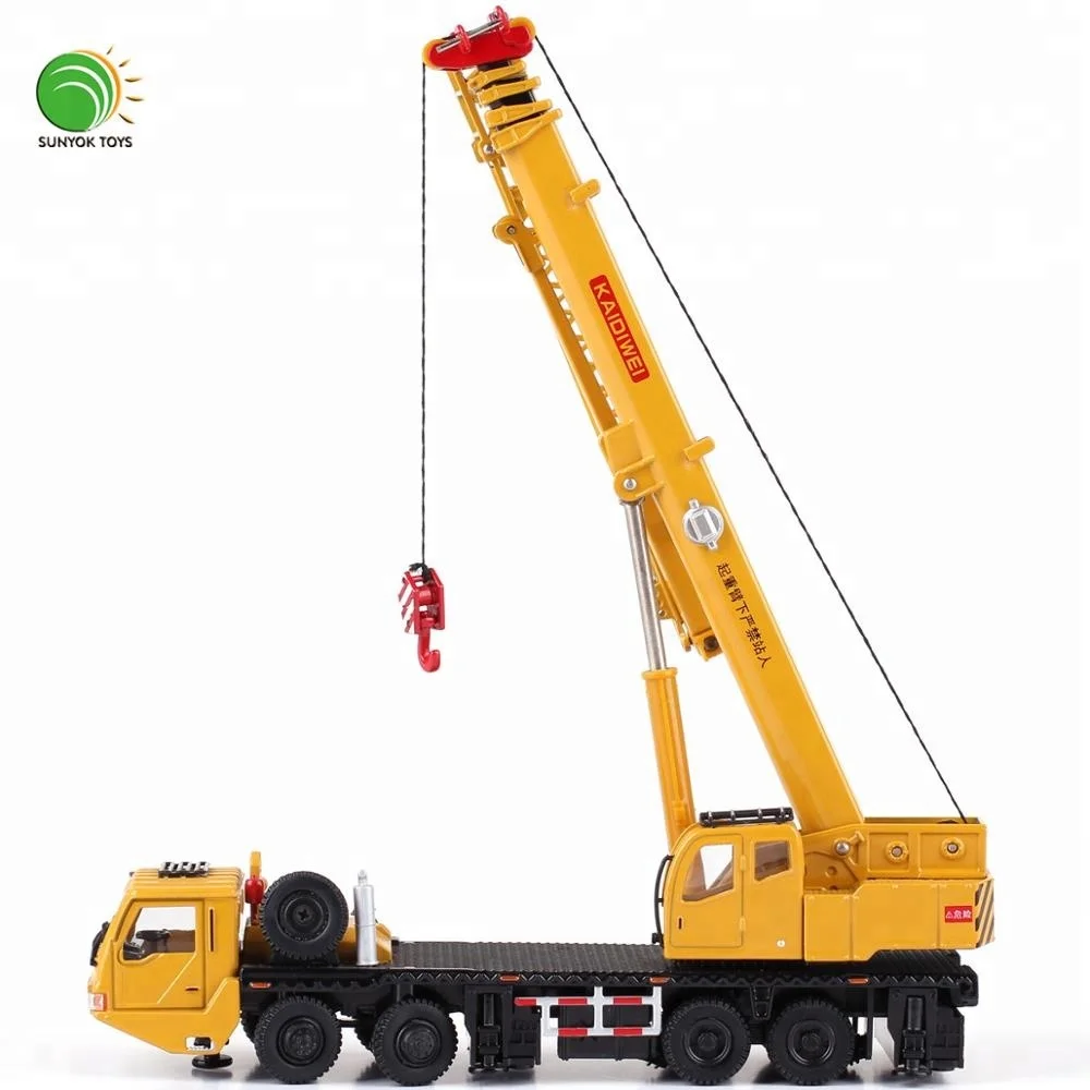 KDW 1:55 Scale Diecast Mega Lifter Crane Construction Vehicle Cars Model Toys 