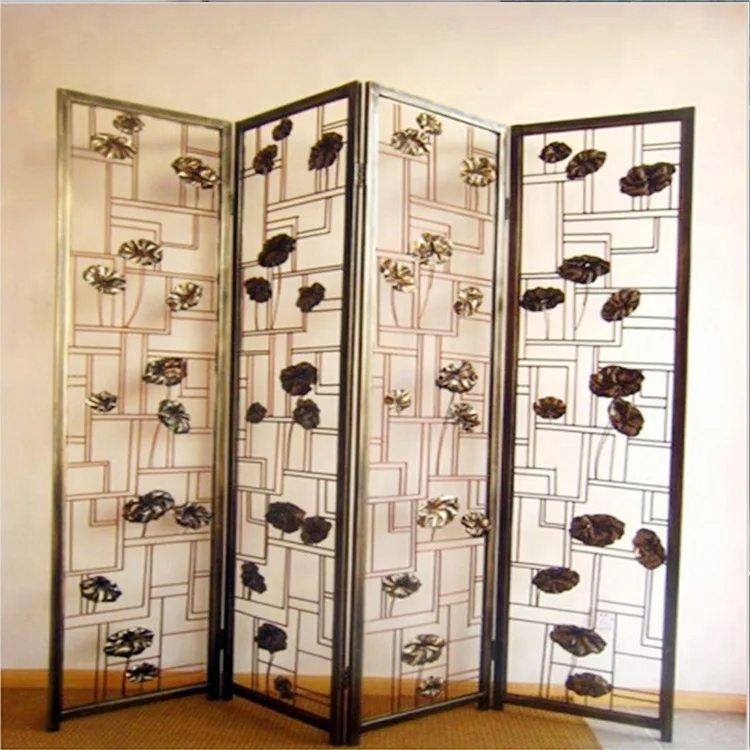 Custom Style Living Room Divider Small Decorative Folding Screen Partition