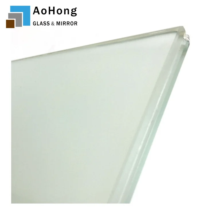 Milky White Pvb Laminated Glass , 6.6.2mm Milky White Stratified Glass ...