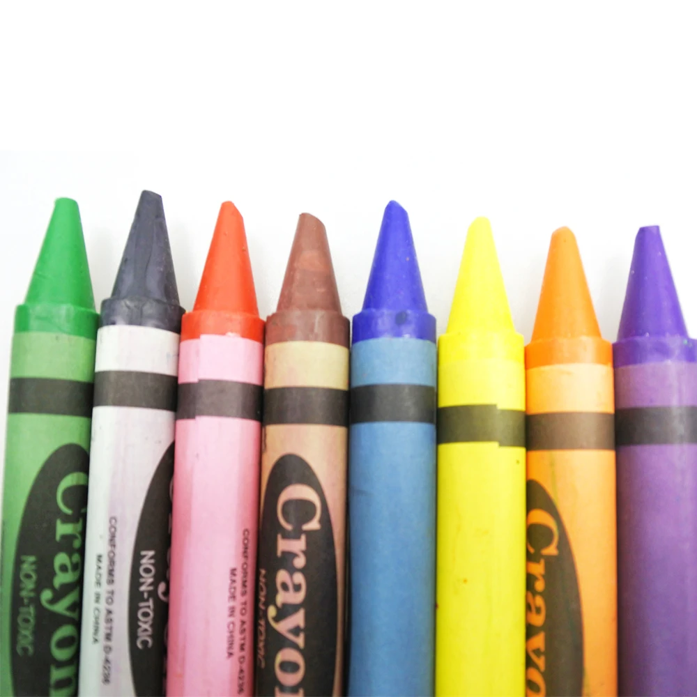 12/8 Colors Crayons Pen Shape Safe Non toxic Washable - Temu