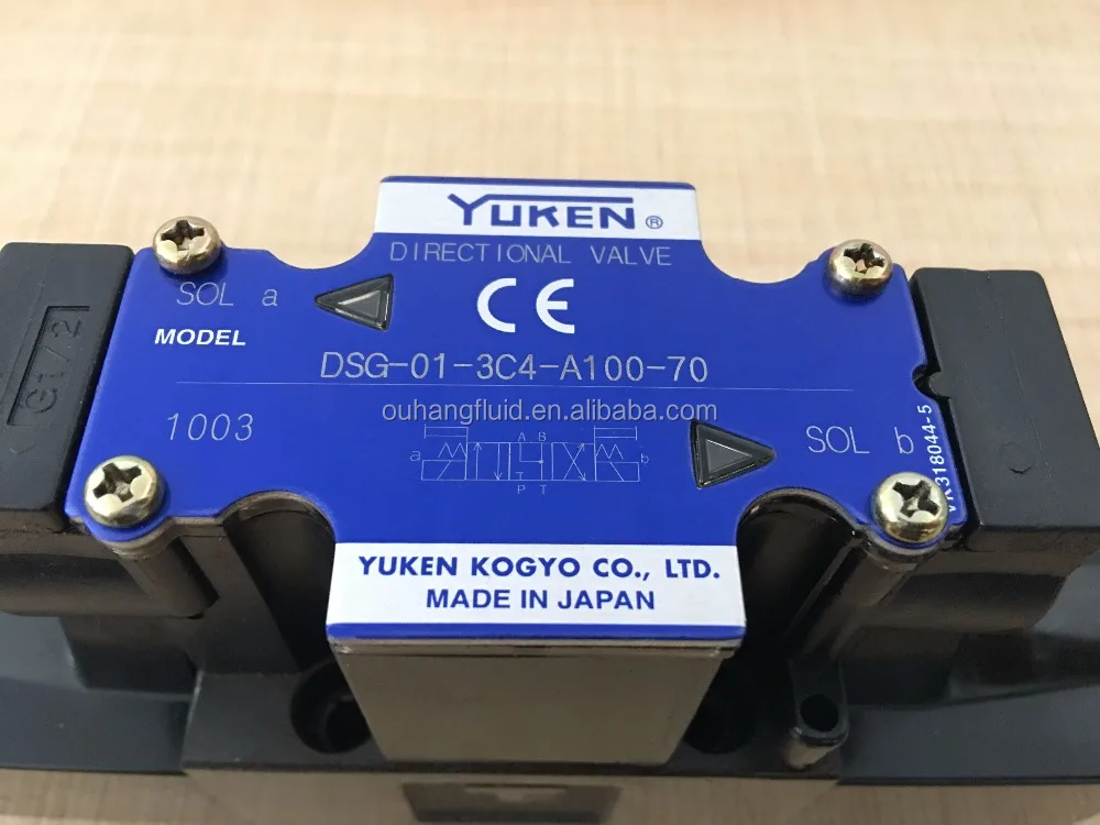 Yuken DSG-01-3C4-A100-70 新品 ソレノイドバルブ・産業用装置用 YUKEN 電磁弁 DSG-01-3C10-A100-7025