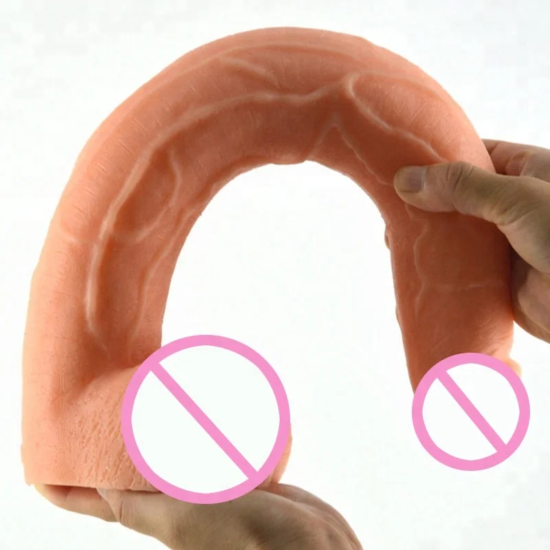 Hot Selling 15.5 Inch PVC Material Realistic Dildo Sex Toys Super Long Penis Huge Hard PVC Dildo Suction Cup for Women Gay Men
