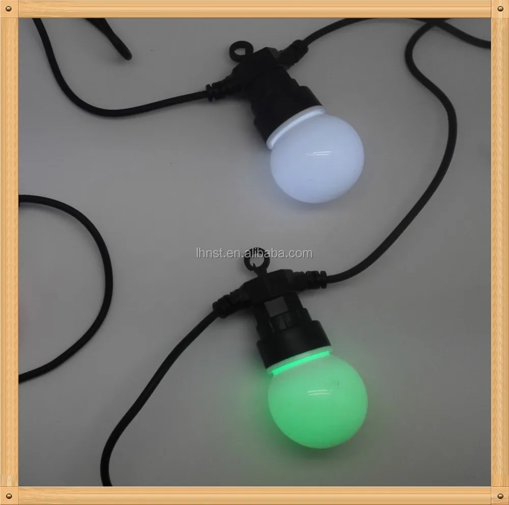 Новейшие IP44 двухцветный светодиод мяч строка гирлянда света