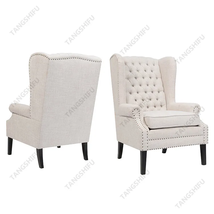 Frenchスタイルホワイト翼椅子アームチェアソファ Buy 翼椅子ソファ ホワイトチェアアームチェアソファ フランス語椅子ソファ Product On Alibaba Com