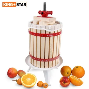 6L Manual Basket Fruit Press for Wine, beer, fruit juice extractor