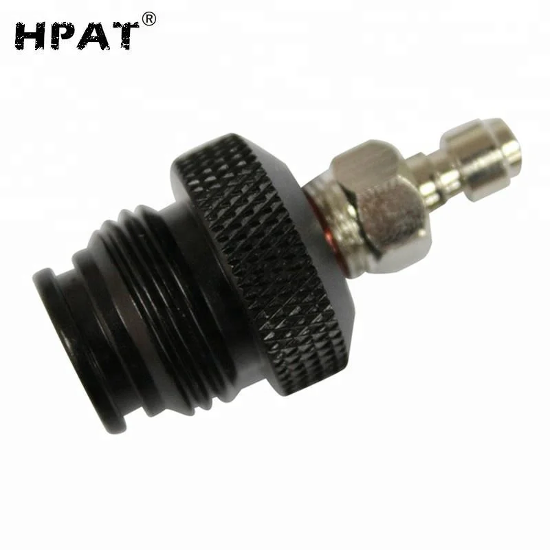 NEW Paintball Remote Line ASA Adapter - Male Quick Disconnect (QD) With REDUCER Fitting - By CMI 3 thumbnail image