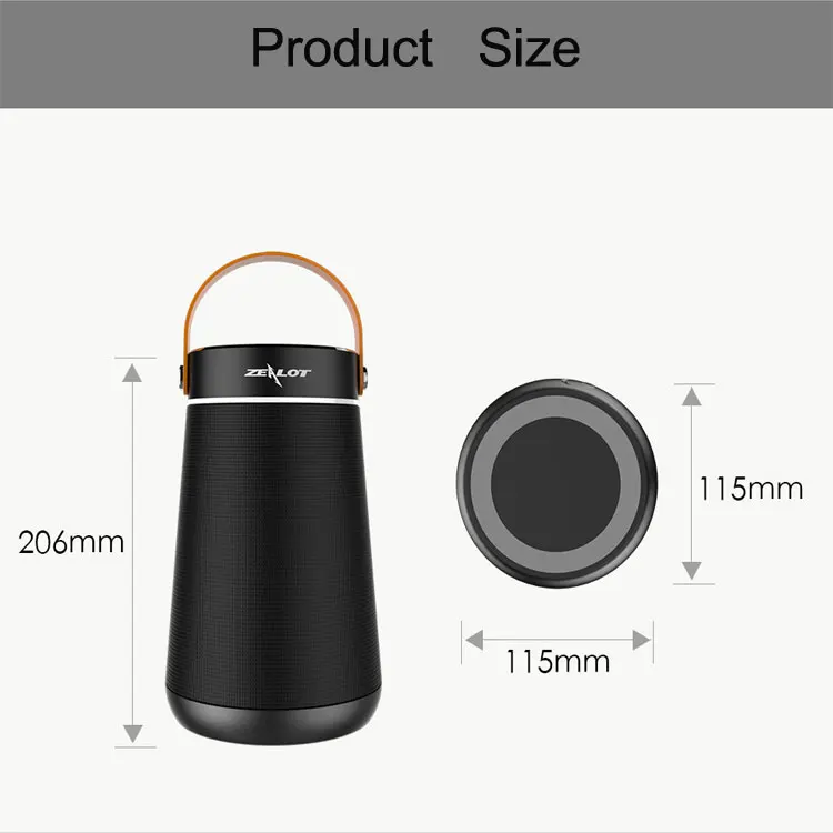 Shenzhen Bass Bluetooth Speaker Manufacturer Zealot S21